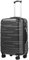 COOLIFE Hard Shell Suitcase with TSA Lock and 4 Spinner Wheels Lightweight Durable (Grey, M(67cm 60L))