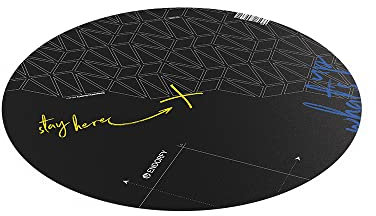 ENDORFY Floor Pad FP110C, runde Schutzmatte unter einem Bürostuhl, Durchmesser 110 cm, wasserdicht | EY8G003