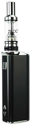 Arc 5 Kit for TECC Coil | Built in OLED | 2200mah Internal Battery | CS Air Slim Tank | Pass-Through Capability | Max 40-Watt Output | TVDC | 2ml Cartridge No Nicotine (Black)