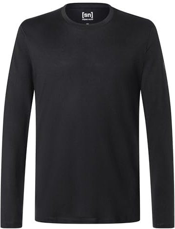 super.natural M ARCTIC230 LS Merino Longsleeve Herren - Schnelltrocknendes Herren Langarmshirt für den Winter aus Merino-Polyester-Mix, Funktionsshirt, Unterziehshirt für Outdoor Sport