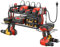 CCCEI Garage Werkzeuge Aufbewahrung mit Ladestation Elektrowerkzeug Akku Organizer Utility Regal mit Steckdosenleiste 4 Bohrmaschinen Halter Wandhalterung Rack Schwarz