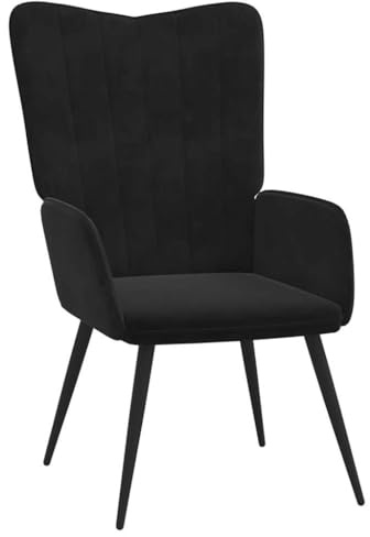 vidaXL Relaxsessel Schwarz Samt