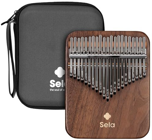 Sela Kalimba 21 Black Walnut Solid