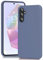 YATWIN Cover per Samsung Galaxy A35, Custodia in Silicone Morbido con Tagli di Precisione per Fotocamera, Design Ultra Sottile, Protezione 360° con Bordi Rialzati, Grigio Lavanda