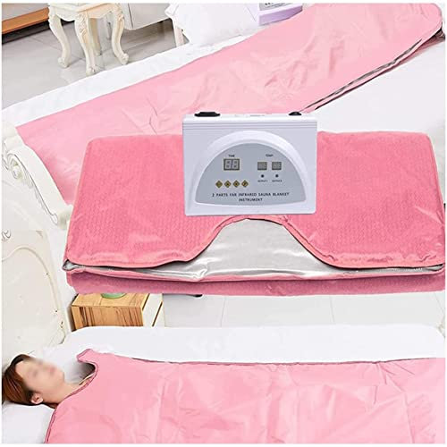 Sauna Blanket Infrared Sauna Blanket Weight Loss Detoxification Acid Excretion and Perspiration Portable Spa Steam Sauna Blanket Pink