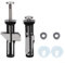 Zoegneer 2Pcs Toilet Cover Fixing Screws 304 Stainless Steel Nine Nuts Fittings Expansion Maket Toilet Bathroom Bolt Locking Screws toilet seat locking bolt toilet seat bolts