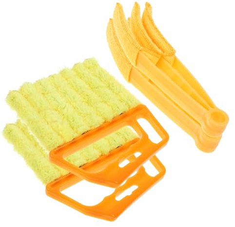 AUTSUPPL 4 Stück Spaltstaubwischer Rollo-staubwedel Für Vinyl-jalousien Schmutzreiniger Werkzeug Zum Reinigen Von Fensterjalousien Blinder Staubreiniger Jalousienreiniger Fensterputzer Pp