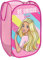 Disney Officially Licensed Pop-Up Bin | Foldable Storage Design | Perfect for Organizing Children's Room, Kids Playroom (Disney Design) | 36 x 36 x 58 cm (Barbie Design)