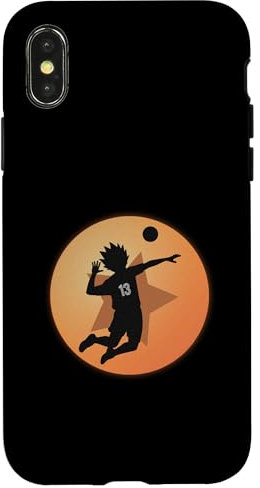 iPhone X/XS Anime merch Japanese Number 13 star Anime Volleyball Case