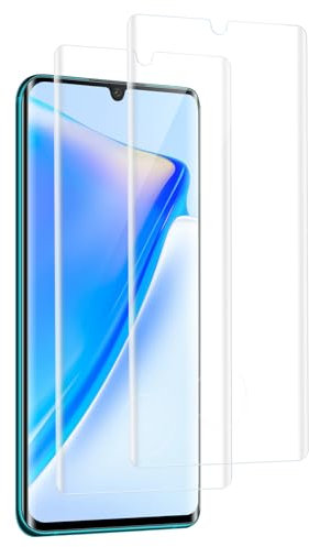 Carantee für Panzerglas für Xiaomi Mi Note 10/Mi Note 10 Pro/Mi CC9 Pro/Mi Note 10 Lite Schutzfolie, Gehärtetes Glas für Mi Note 10 Schutzglas, 9H 3D Gebogenes, Blasenfrei Displayschutz, 2er Pack