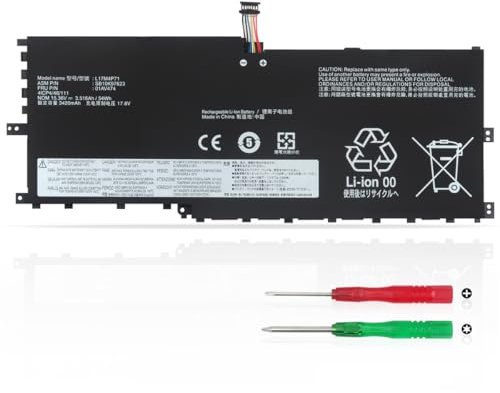 KXRSII L17M4P71 L17C4P71 01AV475 Laptop Akku für Lenovo ThinkPad X1 Yoga Gen 3rd 2018 Type 20LD Serie L17M4P73 L17M4P71 01AV474 01AV499 SB10K97638 SB10K97624 SB10K97623 02DL003 15.36V 54Wh 3516mAh