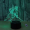 Kreative 3D Eishockey Nacht Licht 16 Farben Andern Sich Fernbedienung USB-Strom Touch Schalter Dekor Lampe Optische Täuschung Lampe LED Lampe Tisch Kinder Brithday Weihnachten Geschenke