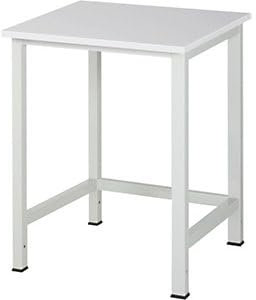 RAU | Arbeitstisch für Arbeitsplatzsystem Serie 900 | Höhe 825-1025 mm | Spanplatte MF-beschichtet | Breite 750 mm