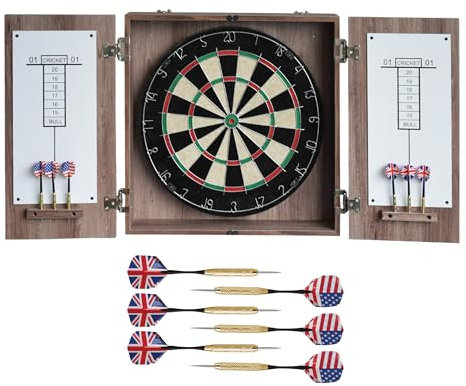 Hathaway Winchester Dartboard & Schrank Set, Treibholz