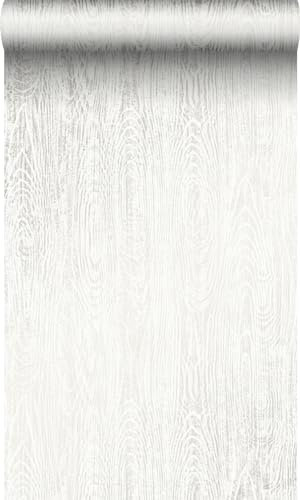 Origin Tapete Holz-optik Crême-Weiß 53 cm x 10.05 m