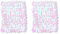 CHICTRY Damen Glänzend Pailletten Armstulpen Fingerlose Handschuhe Wrist Stulpen Braut Brautjungfer Handschuhe Hochzeit Party Cosplay Weiß Einheitsgröße