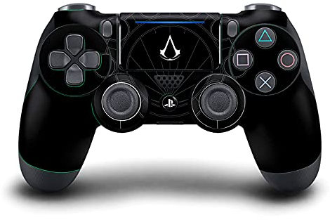 Head Case Designs Offizielle Zugelassen Assassin's Creed Kaemme Erbschaft Logo Matte Vinyl Haut Gaming Aufkleber Abziehbild Abdeckung kompatibel mit Sony Playstation 4 PS4 DualShock 4 Controller