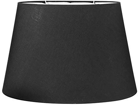 Ostaria Lampenschirm, oval, Schwarz