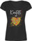 T-Shirt Damen V Ausschnitt - Karneval & Fasching - Konfetti im Herzen I - XS - Schwarz - faschingsshirt karnevalsshirts Faschings köln Shirts Faschings-t-Shirt karnevalsshirt Karnevals Herz Shirt