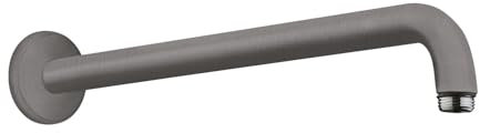 hansgrohe Brausearm 389mm, Brushed Black Chrome