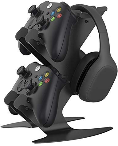 DOYO Support Manettes Casque pour Xbox One, PS4, Xbox Series X, Xbox 360, PS5, Switch Pro Support de contrôleur de Jeu Universels Métal en Aluminium Accessoires