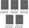 5Packs Tool Holders Dock/Mount for Dewalt 20V Drill and Fit for Milwaukee M18 18V Tools, Wall Mount Drill Tools Dock Holder Organization Storage Shelf Rack
