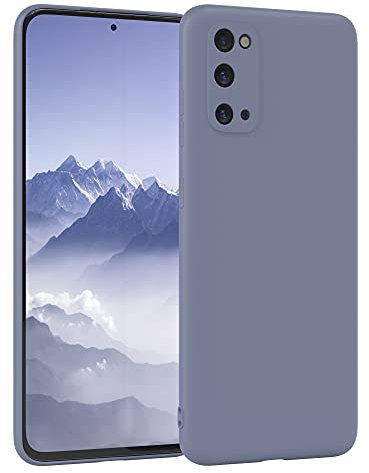EAZY CASE - Silikonhülle für Samsung Galaxy S20 Hülle Silikon Case Blau weich stoßfeste Handyhülle Samsung Galaxy S20 Schutzhülle mit Kameraschutz Dünn Premium Schutz Cover TPU Phone Bumper in Eisblau