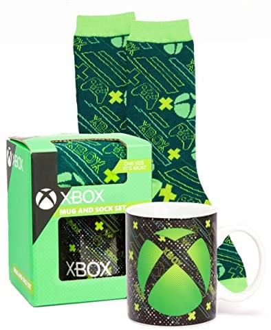 Xbox Taza y SOCKS One Size Gaming Controller 11oz Cup Game regalos Un tamaño