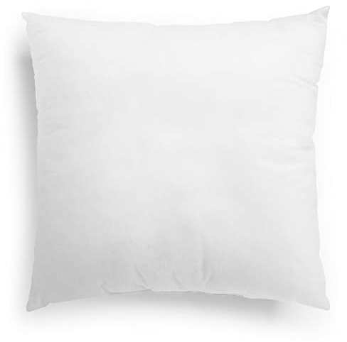 sleepling Faserkissen, Inlet Sofakissen, Zierkissen und Dekokissen, 65 x 65 cm, atmungsaktiv, waschbar 60 Grad, Ökotex, Made in EU, weiß