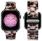 SEURE Compatibile con Cinturino Apple Watch 38mm 40mm 41mm 42mm 44mm 45mm, donne uomini Watch Bracciale colorato in resina di ricambio con fibbia in acciaio inox per Serie SE/8/7/6/5/4/3/2/1