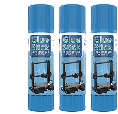 BAIRU 3 PCS Platform Special Solid Glue, PVA Super Glue Stick,for 3D Printer Hot Bed Removing Printing Models