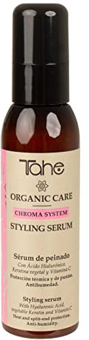Tahe Organic Care Serúm de peinado Chroma System con Ácido Hialurónico, Queratina vegetal y Vitamina C, 100 ml
