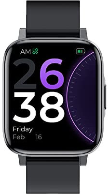 NORTH EDGE Smartwatch für Herren, Activity Tracker, Herzfrequenz, Blutdruckmesser, Smartwatch für Damen, neue Uhr für Android/iOS (F60), Schwarz