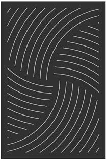 LE MARQUIER - Plaque de Protection Murale Vintage Pour Poële - 80x120cm - Acier - Noir