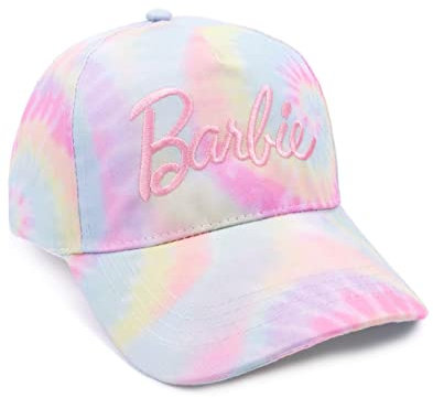 Barbie Cap für Mädchen | Kinder Teens Rosa Blau Krawatte Färbung Gesticktes Logo Snapback Hut