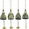 Bztzhm 4 Pezzi Campana Della Benedizione, Campanelli Eolici Cinesi, Vintage Fengshui Campanelli, Campanella a Vento Cinese, Vintage Campane, per la Decorazione Della Benedizione Fortunata da Appendere