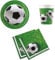 Procos DY10273853 - Set Fiesta Fútbol Pequeño, platos, servilletas y tazas, decoración de mesa, decoración de cumpleaños