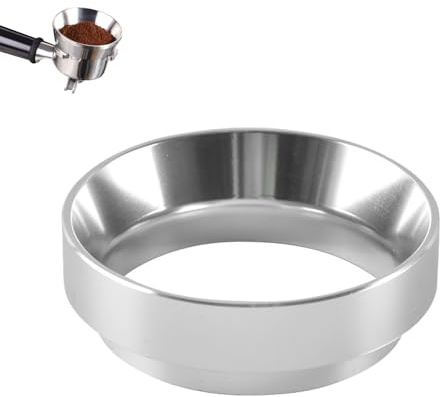 Espresso Dosing Funnel Precision Aluminum Alloy Coffee Dosing Ring Accessories Set for Portafilter Hands-Free (53cm)