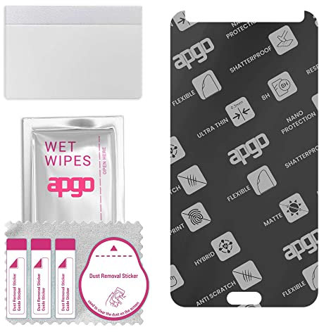 apgo Hybrid Schutzglas, Matt, kompatibel mit Huawei Mate 10, Flexible Nano Glass, toller Ersatz für Hartglas, kratzfester Displayschutzglas, Displayschutz, Full Glue