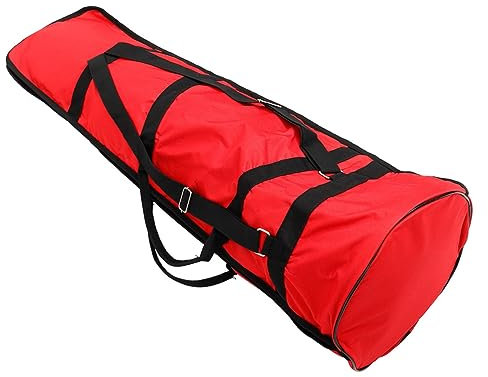 Toyvian Tenorposaunen Tasche Wasserdichter Oxford Langlebige Trombone Tragetasche Praktischer Instrumenten-transportbeutel Für Musiker Rot Mit Bequemen Tragegriffen