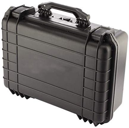 Tool Box Storage Case Toolbox Black Briefcase Toolbox Case Portable Tool Case for Protect Tools Photography and Testing Equipment and Accessories Waterproof Toolbox