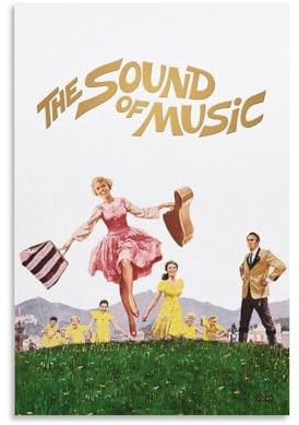 REDCHAMBER Poster mit amerikanischem Musikdrama aus dem Jahr 1965, Filmposter The Sound of Music, Heimdekoration, Poster, Wandkunst, hängende Bild, Druck, dekorative Malerei, Poster, 20 x 30 cm