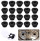 20 Pezzi Gommini per Supporti per Pentole Gommini per Supporti Gommini per Supporti per Pentole Piedini in Gomma Antiruggine，per Fornelli Camper Compatibili con Aste da 5 mm di Smev, Thetford Dometic