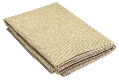 QUARKZMAN Tela de Rejilla para Altavoz de Color Amarillo Pálido (No de Caña) Tela Antipolvo para Cajas Estéreo 100cm x 150cm 39 Pulgadas x 59 Pulgadas