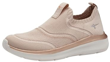 Tamaris Comfort baskets Slip On femme à enfiler vegan, Beige, 41 EU