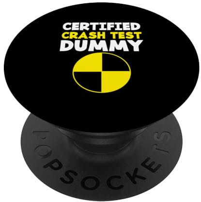 Autounfall Autounfall Zertifiziert Crash Test Dummy PopSockets mit austauschbarem PopGrip