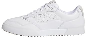 adidas RETROCROSS 25 Spikeless Golf Shoes, Zapatillas Hombre, Cloud White/Grey Six/Gum, 40 EU