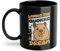 Living The Quokka Dream Macropodinae Tasse à café pour amateurs de macropodines | Setonix Brachyurus Rongeur Tasse Quokka Noir (09973W)