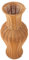 TOGEVAL Moderne Vase Einfache Und Einzigartige Imitation Rattan Bodenvase Für