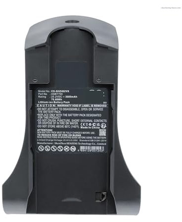 Vacuum Cleaner Battery XSBT700EU XSBT750EU，Compatible For Shark，IZ202UK IZ202UKT IZ202UKTDB IZ252UK IZ252UKT IZ201UKT IZ251UKT(3000mAh)